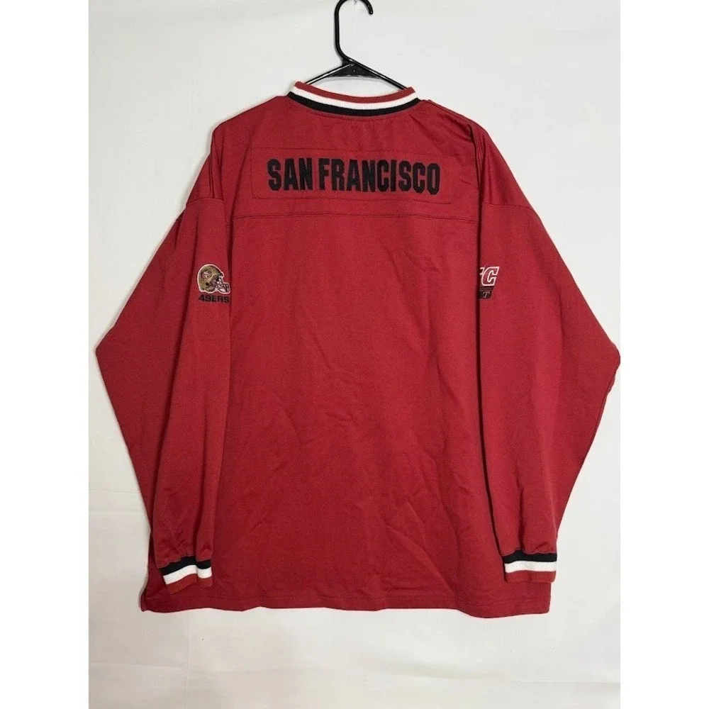 Vintage San Francisco 49ers NFL Mens‎ 2XL Heavyweight Pullover Red